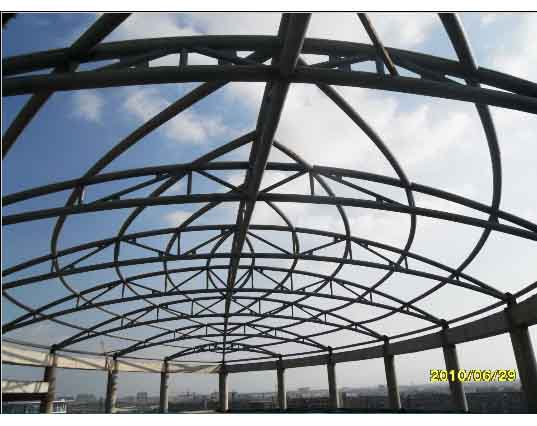 包头中煤朔州宾馆管桁架工程