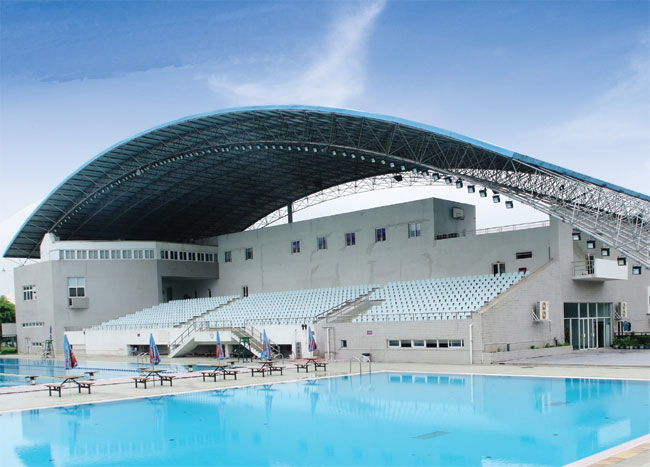 包头游泳馆网架